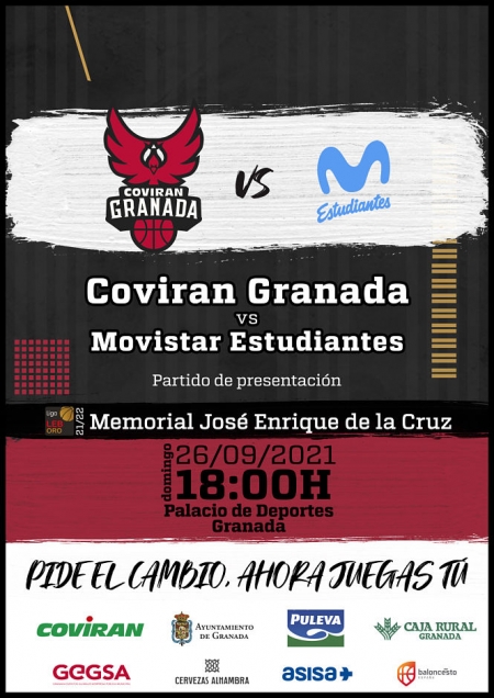 El Coviran Granada se presentará en público ante Estudiantes (FUNDACIÓN CB GRANADA) 