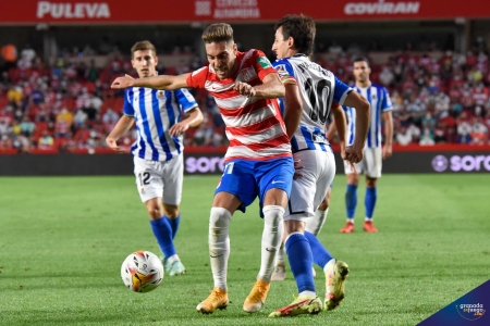 El Granada dispondrá de tres sesiones para preparar el duelo ante el Celta en `Balaídos` (JOSÉ M. BALDOMERO)