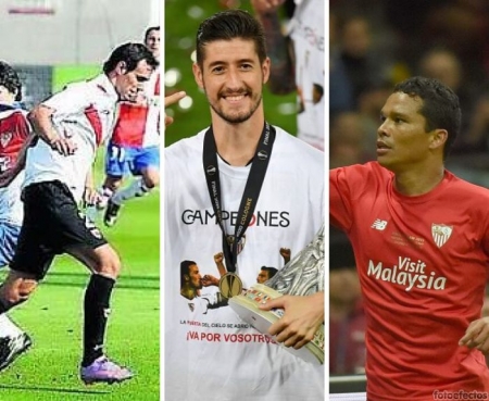 Víctor Díaz, Escudero y Bacca tienen pasado sevillista y se medirán mañana a su ex equipo