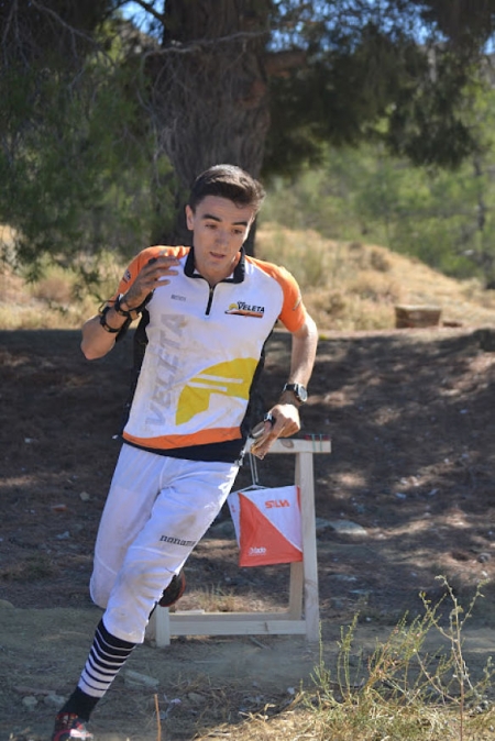 Miguel Garrido durante la prueba en Purullena (CLUB VELETA) 