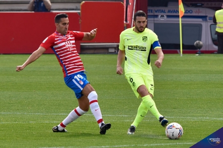 El Granad - Atlético de Madrid queda aplazado y pendiente de fijar una nueva fecha (JOSÉ M. BALDOMERO)