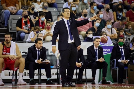 Pablo Pin durante el partido ante  Palma (FERMÍN RODRÍGUEZ / FUNDACIÓN CB GRANADA) 