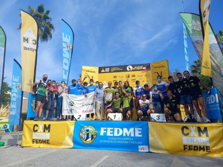 Imagen del podium (FEDME)