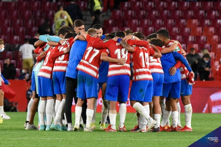 El Granada buscará en Pamplona, casi tres semanas después, su segunda victoria consecutiva tras ganar al Sevilla (JOSÉ M. BALDOMERO)