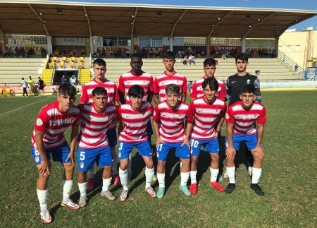 Once inicial del Granada CF en Coria (CANTERA NAZARÍ) 