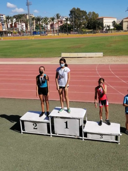 Podium del Campeonato de Andalucia Sub 12 (JAG)
