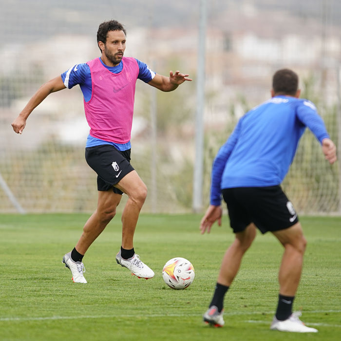 Germán Sánchez, durante el entrenamiento de este miércoles en la Ciudad Deportiva (PEPE VILLOSLADA / GCF) Germán Sánchez, durante el entrenamiento de este miércoles en la Ciudad Deportiva (PEPE VILLOSLADA / GCF)