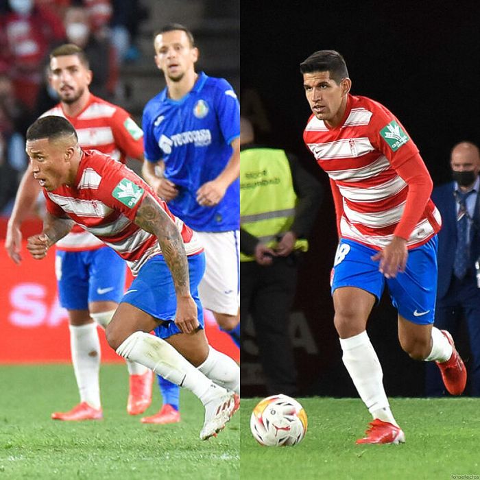 Machís y Luis Abram se enfrentarán entre ellos con sus selecciones durante este parón internacional (JOSÉ M. BALDOMERO) Machís y Luis Abram se enfrentarán entre ellos con sus selecciones durante este parón internacional (JOSÉ M. BALDOMERO)