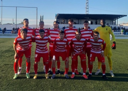 Once inicial del Recreativo ante el Mar Menor (GRANADA CF) 