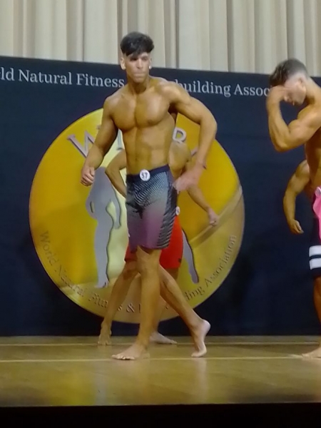 Fran Castillo en el Campeonato del Mundo de Culturismo Natural (AYTO. VEGAS DEL GENIL)