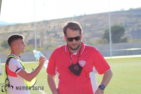 Luis del Moral durante un partido con Atletismo Padul (MAMEN SORIA / ATLETISMO PADUL) 