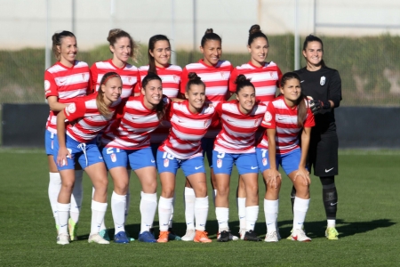 Once titular del Granada Femenino ante el Alba Fundación (JOSÉ VELASCO / GRJ)