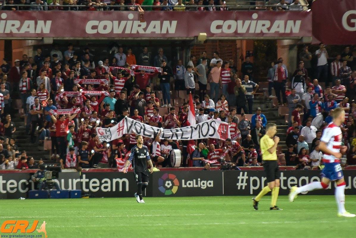 La última vez que el Real Madrid visitó el `Nuevo Los Cármenes` con público en sus gradas fue en mayo de 2017 (GRJ) La última vez que el Real Madrid visitó el `Nuevo Los Cármenes` con público en sus gradas fue en mayo de 2017 (GRJ)