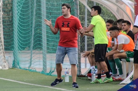 Rafa Callejas durante un partido de esta temporada (JOSÉ M. BALDOMERO) 