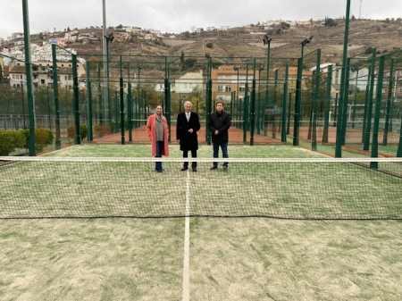 Visita a la pista de pádel de Bola de Oro (AYTO. GRANADA)