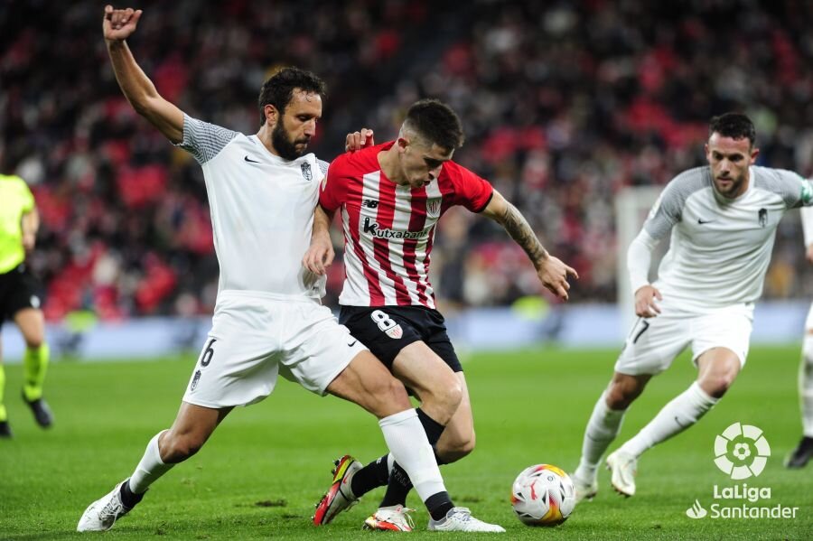 Germán, durante el partido de San Mamés, es uno de los últimos afectados por las lesiones en el Granada (LALIGA) Germán, durante el partido de San Mamés, es uno de los últimos afectados por las lesiones en el Granada (LALIGA)