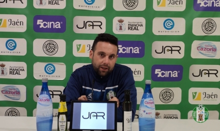 Pedro Bolaños, entrenador del Mancha Real (ATLÉTICO MANCHA REAL TV)