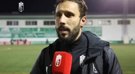 Germán Sánchez, en zona mixta tras el Mancha Real - Granada (GCF TV)