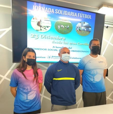 21 dic 21 Presentación Jornada Solidaria de Fútbol
