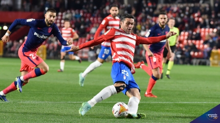 Jorge Molina es el máximo goleador rojiblanco de 2021 con 18 tantos (JOSÉ M. BALDOMERO)