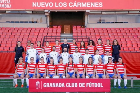 Foto oficial del Granada Femenino en la temporada 2021/22 (GCF)