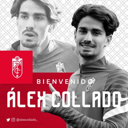 Álex Collado ya es nuevo jugador del Granada (GCF)