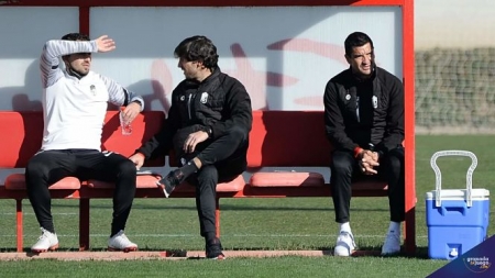 Rubén Torrecilla durante el partido contra el Eldense (JOSÉ M. BALDOMERO) 