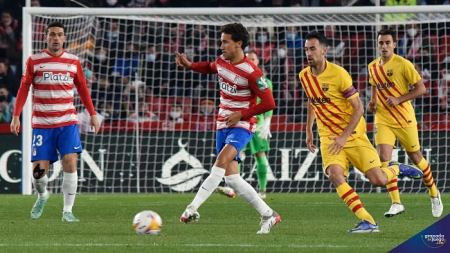 El Granada, aprovechando el parón por Copa del Rey, tendrá una semana tranquila hasta su próximo partido en Getafe (JOSÉ M. BALDOMERO)