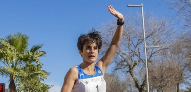 María Pérez tras vencer la prueba (IG MARÍA PEREZ)