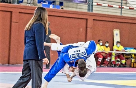 Jorge Gómez durante la Copa de España (AYTO. CÚLLAR VEGA) 