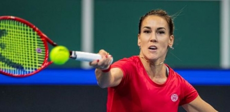 Nuria Párrizas perdió frente a la rusa Liudmila Samsonova (MARTIN DIVISEK / EFE) 