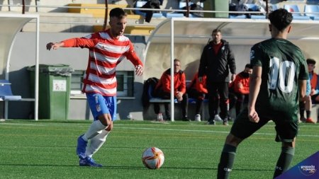 Mario González durante el partido de Copa del Rey ante el Leganés (JOSÉ M. BALDOMERO) 