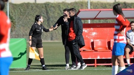 Roger Lamesa, durante un partido en la Ciudad Deportiva (JOSÉ M. BALDOMERO)