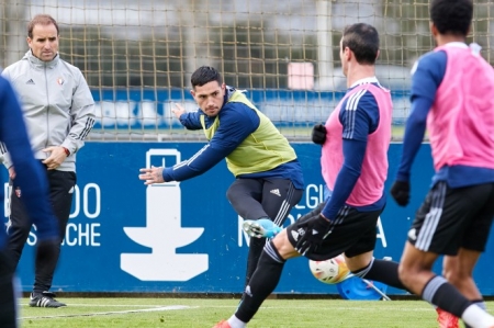 Imagen de un entrenamiento reciente de Osasuna (OSASUNA)