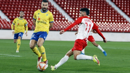 El CD Huétor Tájar sumó la victoria el miércole ante el Almería B (@ALMERIAUDA)