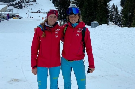 Ana Alonso y María Ordóñez en Flaine (FAM)