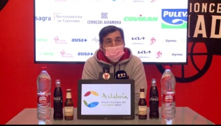 Rueda de prensa previa de Pablo Pin (FUNDACIÓN CB GRANADA) 