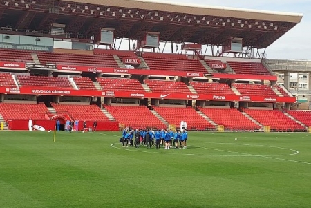 El Granada, dispuesto a dar la sorpresa en el Santiago Bernabéu (FRAN CALVO)