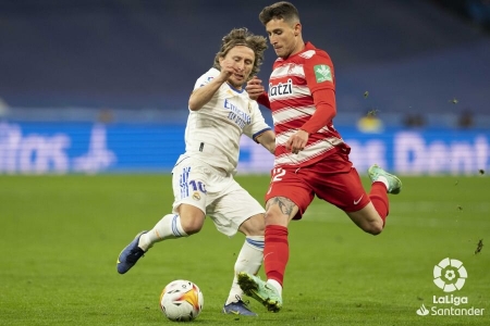 Dani Raba, en un lance del partido (LALIGA)