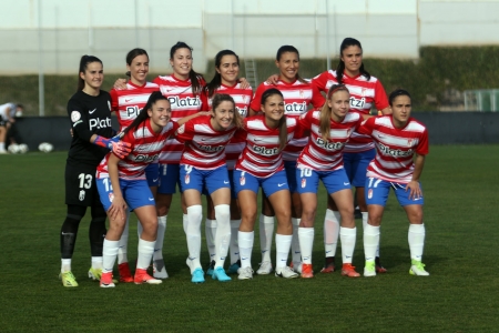 Once inicial del Granada Femenino en el último partido ante el Betis B (JOSÉ VELASCO / GRJ)
