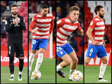 Maximiano, Puertas, Isma Ruiz y Germán no acudieron al entrenamiento post descanso del Granada en la Ciudad Deportiva (GRJ)