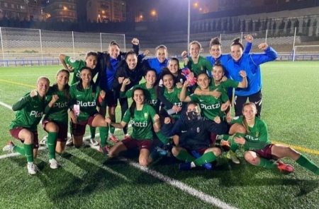 El Granada Femenino celebró a lo grande la victoria en casa del Madrid CFF B (INSTAGRAM)
