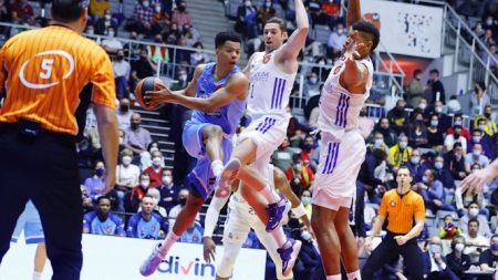 El Real Madrid derrotó a Río Breogan (ACB PHOTOS / EMILIO COBOS)