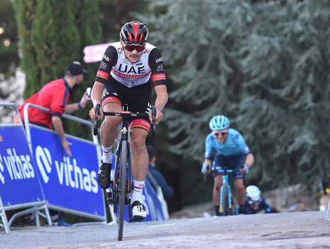 El ciclista italiano Alessandro Covi (UAE Team Emirates) gana la segunda etapa de la Vuelta a Andalucía Ruta del Sol 2022 (VUELTA A ANDALUCÍA) El ciclista italiano Alessandro Covi (UAE Team Emirates) gana la segunda etapa de la Vuelta a Andalucía Ruta del Sol 2022 (VUELTA A ANDALUCÍA)
