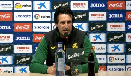 Unai Emery, en la rueda de prensa previa al choque frente al Granada (VILLARREAL CF TV)