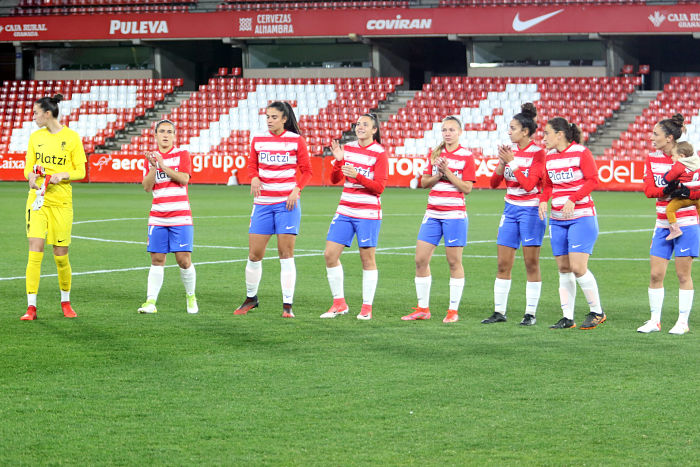El Granada Femenino pisará el sábado el `Nuevo Los Cármenes` por segunda vez esta temporada (JOSÉ VELASCO / GRJ) El Granada Femenino pisará el sábado el `Nuevo Los Cármenes` por segunda vez esta temporada (JOSÉ VELASCO / GRJ)