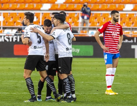 Imagen del Valencia - Granada de la temporada pasada