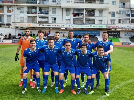 Once titular del Maracena este domingo frente al Málaga City en la Ciudad Deportiva (UD MARACENA)