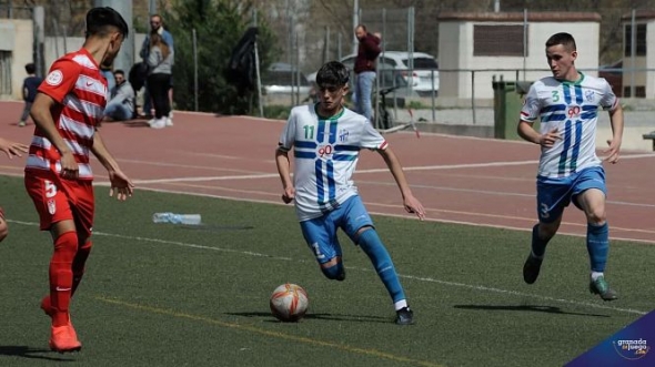 El CD Santa Fe sigue en zona de descenso (JOSÉ M. BALDOMERO / ARCHIVO) 