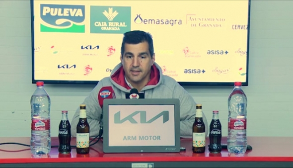 Rueda de prensa previa de Pablo Pin (FUNDACIÓN CB GRANADA) 